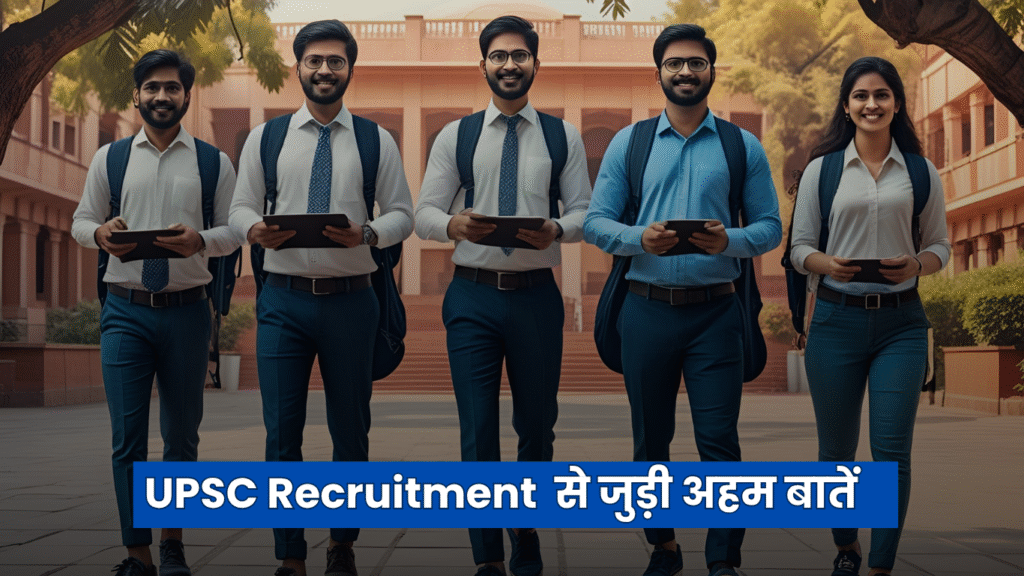 UPSC Recruitment 2025 से जुड़ी अहम बातें