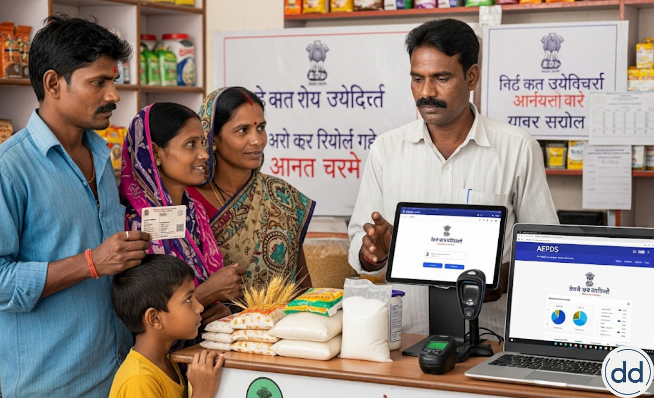 AEPDS: सार्वजनिक वितरण प्रणाली की ऑनलाइन सेवाएँ