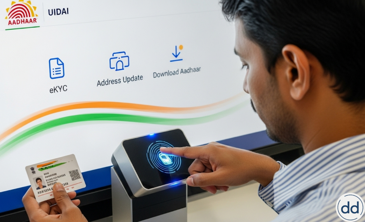Aadhar Uidai Gov in : आधार कार्ड से संबंधित सभी सरकारी सेवाएँ